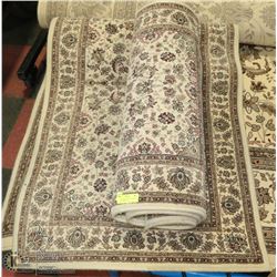 PAIR OF KORHANI AREA CARPETS, IVORY COLOR WITH