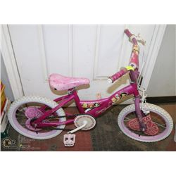 PRINCESS SHIMMER HUFFY BIKE 16" WHEELS
