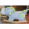 Image 1 : SOFT CUDDLY HIPPOPOTAMUS ROCKING RIDER WITH EASY