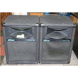 TWO ELITE MICRON 160 WATT LOUD SPEAKERS