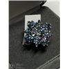 Image 3 : 2) STERLING SILVER SAPPHIRE RING SIZE 7.25