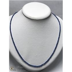 6) 14KT GENUINE SAPPHIRE NECKLACE