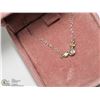 Image 4 : 14) 10/14KT GOLD DIAMOND PENDANT NECKLACE