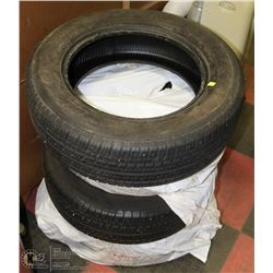 SET OF 4 BRIDGESTONE 225/65R17 MUD & SNOW TIRES
