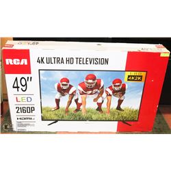NEW IN BOX, RCA 4K ULTRA HD 49" LED TV WITH 2160P