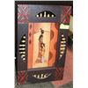Image 1 : SUDAN AFRICAN WALL ART - 22"X14"