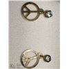 Image 1 : 26) 10KT GOLD WHITE SAPPHIRE EARRINGS