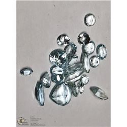 37) GENUINE BLUE TOPAZ GEMSTONE