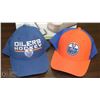 Image 1 : 2 NEW OILERS CAPS SIZE S/M AND L/XL