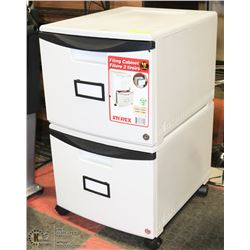 NEW STOREX DUAL 19" DEEP FILING CABINET WITH KEYS