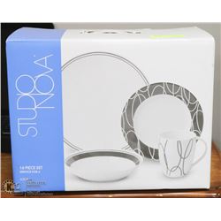 STUDIO NOVA 16PC SERVICE FOR 4 DISH SET