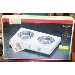 DELUXE DOUBLE BUFFET ELECTRIC RANGE (SUPERIOR)