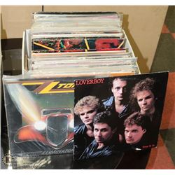 BOX OF ASSORTED RECORD  - AS THEY COME