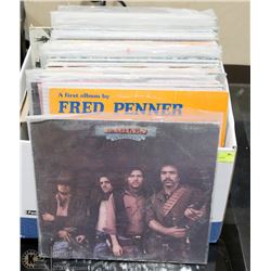 BOX OF ASSORTED RECORD  - AS THEY COME