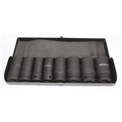PRO-POINT 8PC 3/4" DRIVE METRIC DEEP IMPACT SOCKET