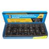 Image 1 : 7PC 3/8" DR SAE UNIVERSAL JOINT IMPACT SOCKET SET
