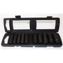 11PC HUSKY DEEP IMPACT 1/2" SOCKET SET