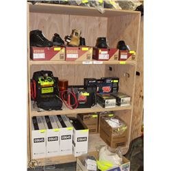 LARGE PLYWOOD CONSTRUCTED MOBILE 3-TIER CABINETS