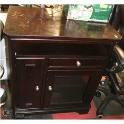 ENTERTAINMENT CABINET. - AS IS     32X19X36