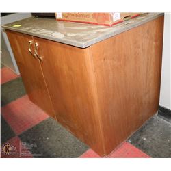 STONE TOP 2 DOOR CABINET 40X24X28