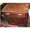 Image 1 : ANTIQUE WASH STAND CABINET. 30 X 17 X 30