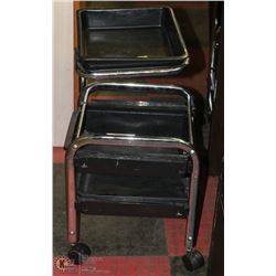 GROUP OF 2 SALON COSMETIC CARTS