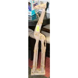 TALL WOOD GIRAFFE - 40"