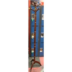 WOOD COAT RACK 71" TALL