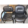 Image 1 : GROUP OF 2 ASSORTED WAITING ROOM CHAIRS