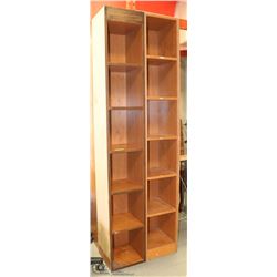 GROUP OF ASSORTED CUBE SHELVES