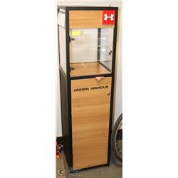 DISPLAY CABINET WITH STORAGE