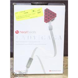 HEARTBEATS LADY GAGA - HIGH PERFORMANCE IN-EAR