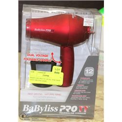 BABYLISS PRO TT, DUAL VOLTAGE FAST DRYING HAIR