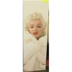 MARILYN IN WHITE FUR COAT (36 X 12)