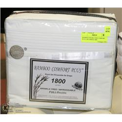 BAMBOO DOUBLE SIZE COMFORT PLUS  OFF-WHITE 1800