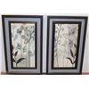 Image 1 : SOOTHING FLORAL THEMED WALL ART IN FRAME, 19X31