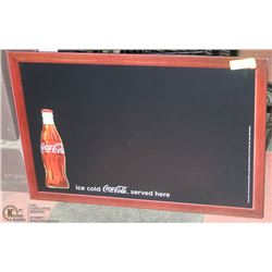 COCA COLA WALL CHALKBOARD 30"WX20"H