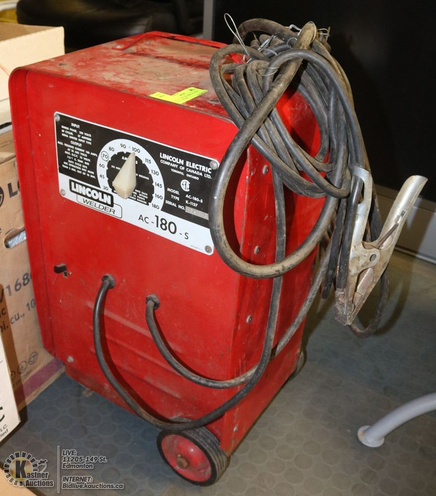 LINCOLN ARC WELDER, AC180S, SINGLE PHASE, Kastner Auctions