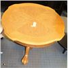 Image 1 : ESTATE CLAW FOOT END TABLE  28 X 28 X 21