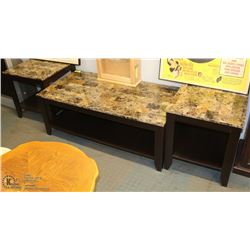 MODERN COFFEE & END TABLE. (48X24X18 & 20X22X22)