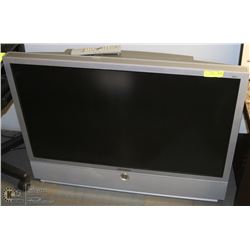 SAMSUNG 43" REAR PROJECTION TV WITH REMOTE.
