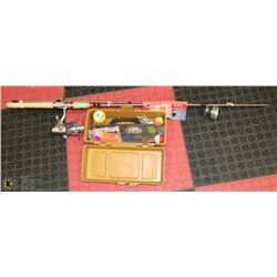 NEW QUANTUM SX4 ROD & REEL WITH EXTRA SPOOL, SMALL