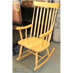 SOLID BIRCH WOOD ROCKING CHAIR (MADE IN