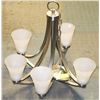 Image 1 : MODERN STYLE 5 BULB CHANDELIER