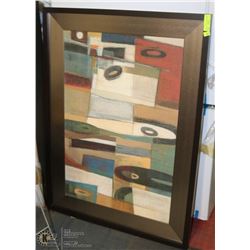LARGE DECORATIVE FRAMED WALL ART 32 X 45