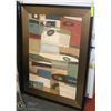 Image 1 : LARGE DECORATIVE FRAMED WALL ART 32 X 45
