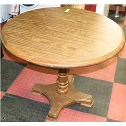 ROUND WOODEN TABLE - 36"