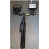 Image 1 : DUAL FIXTURE WORK LIGHTS ON TRIPOD - 500 WATT