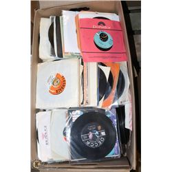 BOX OF OVER 400 ROCK AND POP 45’S