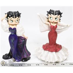 2 COLLECTIBLE BETTY BOOP FIGURINES